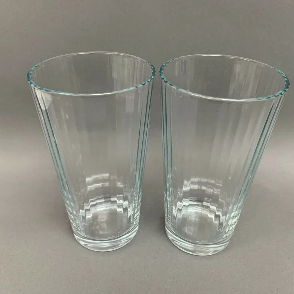Highball Clear Glass Glasses‎ Panels 6 1/8